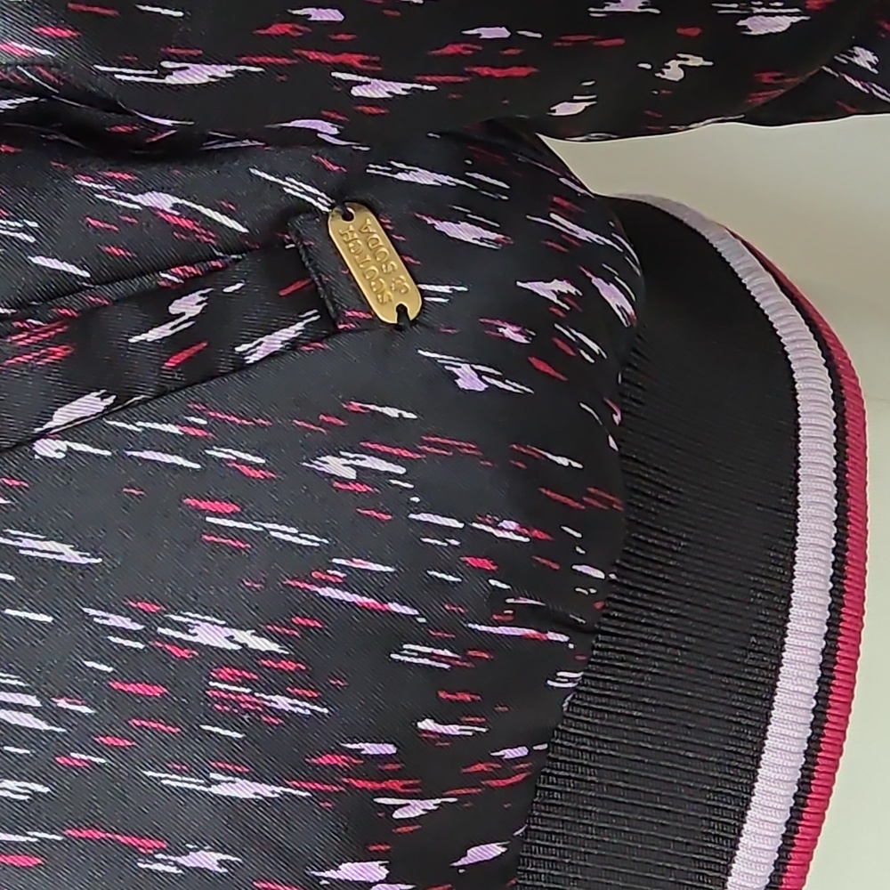 Scotch & Soda Reversible Bomber Jacket – Pink Leopard & Black Print, Women’s - Picture 4 of 10